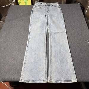 Forever 21 Light Wash Flare Jeans